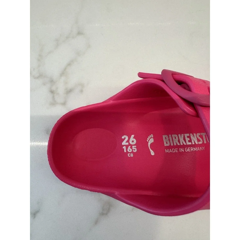 Birkenstock Arizona EVA Sandals Kids Youth Size 8 26‎ Beetroot Purple Slides